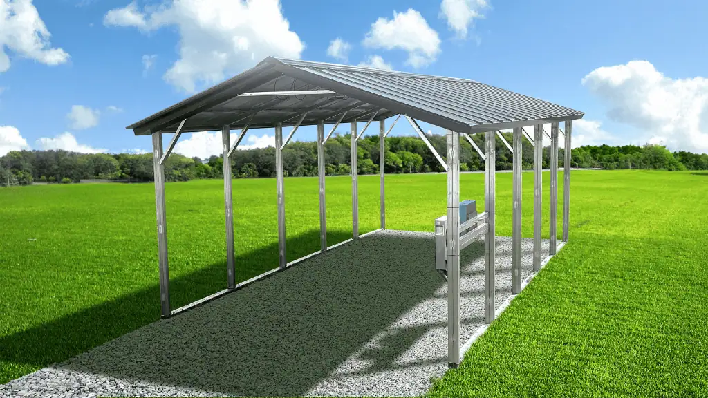 15x35x12 Solar Carport